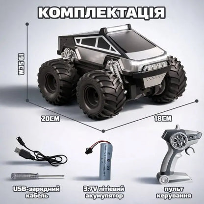 Радіокерована амфібія 4WD Waterproof Stunt Car для їзди по воді та суші